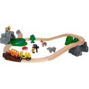 Brio World Safari Adventure Set 26pc 33960 Wooden Toy Train Set