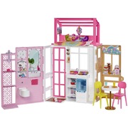 Barbie Furnished Multi-Level Dollhouse Playset HCD47