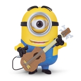 Minions Talking Minion Stuart Guitar Voice & SFX Action Figure
