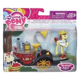 My Little Pony Minifigures Super Speedy Squeezy 6000 Set with Flim and Flam 