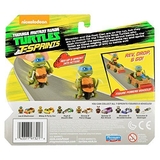 TMNT Ninja Turtles T-Sprints Lickety Split Leo with Shellraiser Vehicl