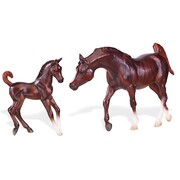 Breyer Classics Chestnut Arabian & Foal 1:12 SCALE Horse