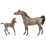 Breyer Classics Grey Arabian and Foal 1:12 SCALE Horse