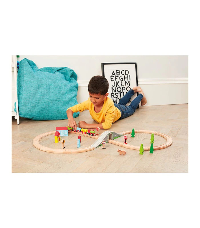 Sainsburys wooden best sale train