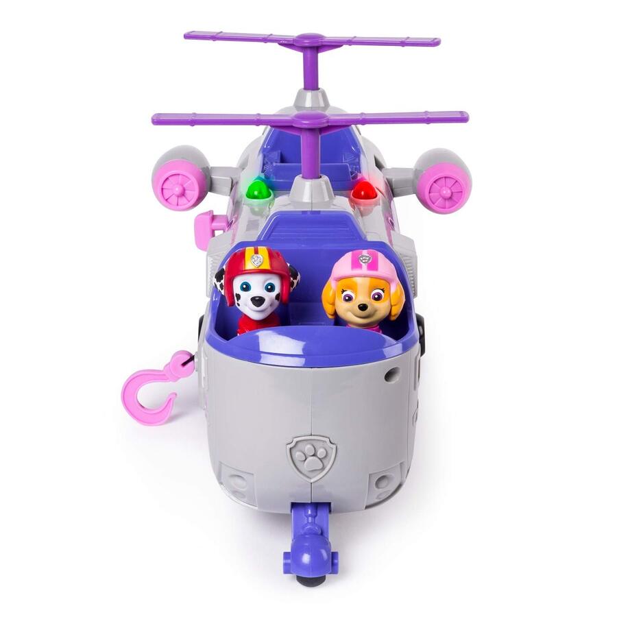 paw patrol skye's ultimate rescue helicopter with moving propellers & hook