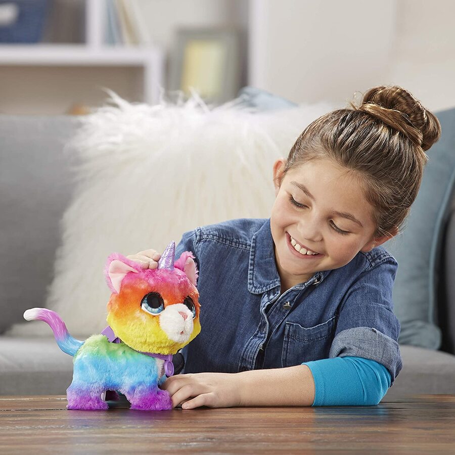 furreal walkalots unicorn cat off switch