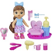 Baby Alive Sudsy Salon Styling Doll 12-Inch Brown Hair