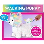 Barbie Walking Puppy with Unicorn Hat