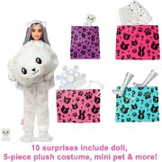 Barbie Cutie Reveal Snowflake Sparkle Doll Bear