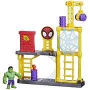 Marvel Spidey and His Amazing Friends Hulk?s Smash Yard Playset