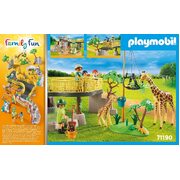 Playmobil Family Fun Adventure Zoo 127pc 71190