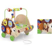 Viga Wooden Toy 5 in 1 Pull-Along Activity Hedgehog