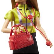 Barbie You can be Anything Career Paramedic Brunette Hair Doll