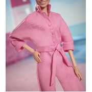 Barbie the Movie Doll Margot Robbie In Pink Power Jumpsuit HRF29