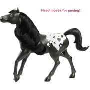 DreamWorks Spirit Untamed Herd Horse Black Pinto Figure