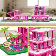 Mega Bloks Construx Barbie the Movie Replica Dreamhouse Building Kit (1795 Pieces)