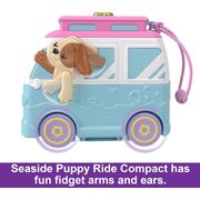 Polly Pocket 35th Anniversary Seaside Puppy Ride Compact