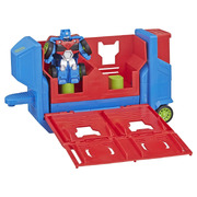 Playskool Heroes Transformers Rescue Bots Flip Racer Trailer Optimus Prime
