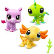 Littlest Pet Shop Trio In Tube Wild Vibe 3 Pack Figures with Virtual Code