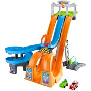 Fisher Price Hot Wheels Little People Racing Loops Tower