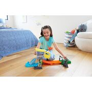 Hot Wheels Racerverse Die-Cast Jurassic World Blue's Raptor Rush Track Set