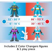 Imaginext DC Super Friends Batman Figure Set With Mr. Freeze And Color-Changing Action