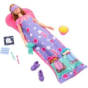 Barbie Doll & Puppy Slumber Party Playset HXN01