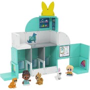 Tile Town Pet Clinic  and Rescue Magnetic Tiles Playset