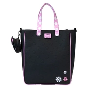 Loungefly Disney Minnie Mouse Floral Rock The Dots Tote Bag With Coin Bag
