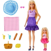  ??arbie Family & Friends Picnic-Themed Playset JBF43
