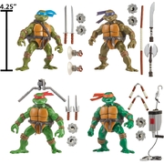 TMNT Teenage Mutant Ninja Turtles 2003 Classic Turtle Figure 4-Pack Set