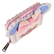 Loungefly Minnie Mouse Floral and Lace Zip Around Wallet