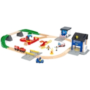 Brio World Rescue Team Train Set 38pc 36025