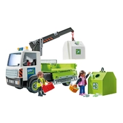 Playmobil City Action Waste Glass Truck With Container 63pc 71431