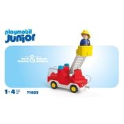 Playmobil JUNIOR: Ladder Unit Fire Truck 2pc 71683