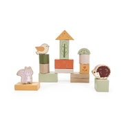 PolarB Wooden Blocks (50 pcs) - Green Forest 