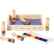 Melissa & Doug Wooden Happy Handle Stamp Set