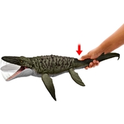 Jurassic World Rebirth Bite N Blast Mosasaurus Action Figure and Mini Dilophosaurus