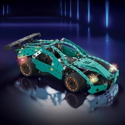 Meccano - 2-in-1 Race Car F1 Car Building Kit 353 Parts