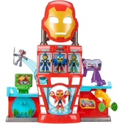 Marvel Iron Man and his Awesome Friends Iron Quarters Playset