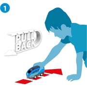 Large View Brio World Pull Back Train 1pc 36019