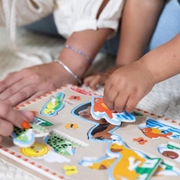 Large View Melissa & Doug Pets Animals Wooden Sound Puzzle - 8 Pieces