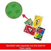 4 x UNO Add-On Packs Card Game (Reverse, Swap, Stack, and Speed)