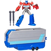 Transformers EarthSpark Optimus Prime Battle Trailer Playset