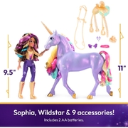 Unicorn Academy Sophia Doll and Rainbow Light-Up Wildstar Unicorn