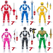 Mighty Morphin Power Rangers Re-Ignition 5.25" Basic Figure Collectors 6 Pack Action Figure Set