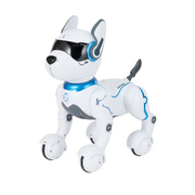 Large View Ziggy Robo Dog Blue Interactive Toy