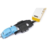 Siku 2542 Die-Cast Vehicle VW T1 Samba with Transport Trailer and VW Beetle 1:50 Scale