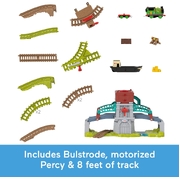 Fisher-Price Thomas & Friends Talking Bulstrode & Which-Way Bridge Playset