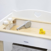 Viga Wooden Doll Shower and Changing Table